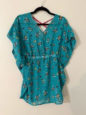 Disney Cruise Mickey Cover Up L + Lanyard
